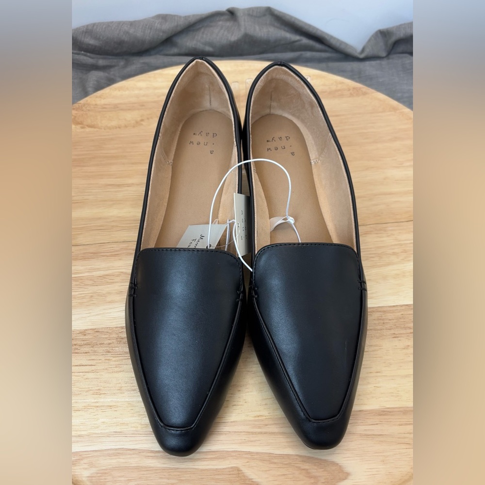 a new day Women's Black Flats, Size: 8, NWT